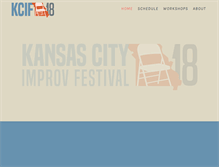 Tablet Screenshot of kcimprovfestival.com